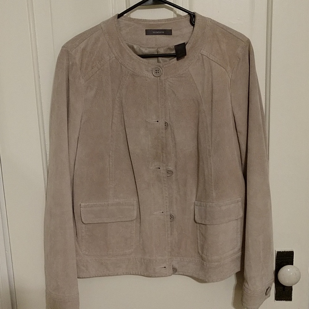 Liz Claiborne 100% Suede Jacket